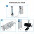 Charging Dock Base Overcharge Protection Charging Stand Portable Charger Dock Game Console Charging Dock Station With Headset Holder Compatible For PS5 Portal H