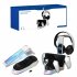 Charging Dock Base Overcharge Protection Charging Stand Portable Charger Dock Game Console Charging Dock Station With Headset Holder Compatible For PS5 Portal H