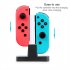 Charging Dock Compatible For Nintendo Switch Joy Con With Lamppost LED Indication Charger Stand Station With Charging Cable black