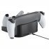 Charging Dock Handheld Stand Holder Game Handheld Charging Dock Contact Charging Base Connector Compatible For PS5 Portal Handheld Game Controllers White