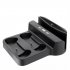 Charging Dock Handheld Stand Holder Game Handheld Charging Dock Contact Charging Base Connector Compatible For PS5 Portal Handheld Game Controllers White