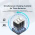Charging Station Action Camera Battery Charger With Charging Indicator Charge Up To 3 Batteries Charging Hub Easy To Carry Compatible For Hero 12 11 10 9 Camera