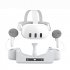 Charging Station Headset Display Stand with LED Indicator VR Sense Controller Charger for Oculus Meta Quest 3 White