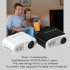Cheap mini projector with 100 lumen LED  Perfect for watching movies or sports  1080p support and built in speakers for a great media experience 