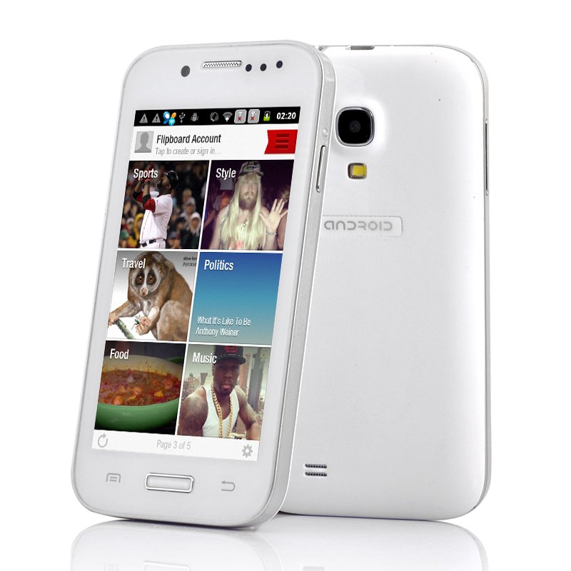 4 Inch Budget Android Phone - SamSim (W)