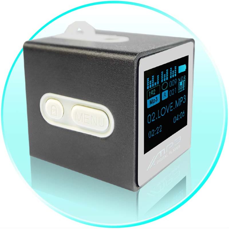 Cute Cube MP3 Player - 2GB - Mini LED Display