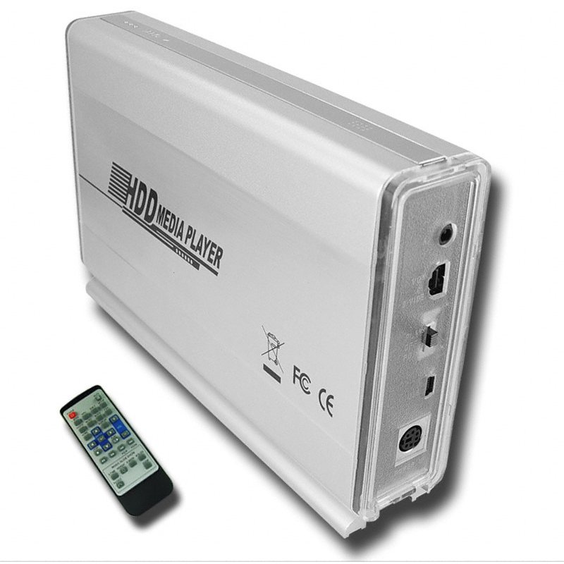 3.5 Inch HDD Media Player Enclosure With VOB Support