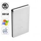 Check out our next generation 500GB external hard disk drive  HDD  for both PC and Mac computers  High capacity storage  fast transfer rates  and more 