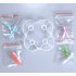 Cheerson CX 10 Part White Blade Guard Cover Protector with 16PCS Propeller Blade Blue Green Red Purple for RC Toy Enthusiasts
