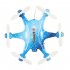 Chengxing CX 37 TX MINI 2 4G 3D six axis aircraft white with remote control parent product blue