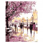 Cherry Blossoms DIY Painting Digital Oil by Number Kit Paint Home Wall Art on Canvas Frameless  40x50CM park