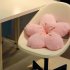 Cherry Petals Pillow Soft Comfortable Wrinkle Fade Stain Resistant Plush Pillows For Sofa Couch Decorations pink