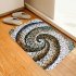 Chic 3D Rotating Pebbles Printing Carpet Hallway Doormat Anti Slip Bathroom Absorb Water Carpet Kitchen Mat Rug