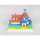 Children 3D Puzzle House Kit DIY Painting Assembly Building Model Educational Toys For Kids Gifts Home Decoration 2053