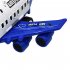Children Airplane Model Toys Storable Inertial Alloy Car Model Ornaments Birthday Christmas Gifts For Boys blue