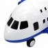Children Airplane Model Toys Storable Inertial Alloy Car Model Ornaments Birthday Christmas Gifts For Boys blue