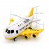 Children Airplane Model Toys Storable Inertial Alloy Car Model Ornaments Birthday Christmas Gifts For Boys red