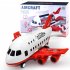 Children Airplane Model Toys Storable Inertial Alloy Car Model Ornaments Birthday Christmas Gifts For Boys blue