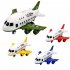 Children Airplane Model Toys Storable Inertial Alloy Car Model Ornaments Birthday Christmas Gifts For Boys green