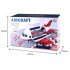 Children Airplane Model Toys Storable Inertial Alloy Car Model Ornaments Birthday Christmas Gifts For Boys blue
