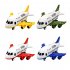 Children Airplane Model Toys Storable Inertial Alloy Car Model Ornaments Birthday Christmas Gifts For Boys blue