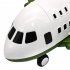 Children Airplane Model Toys Storable Inertial Alloy Car Model Ornaments Birthday Christmas Gifts For Boys green