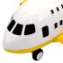 Children Airplane Model Toys Storable Inertial Alloy Car Model Ornaments Birthday Christmas Gifts For Boys yellow