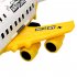 Children Airplane Model Toys Storable Inertial Alloy Car Model Ornaments Birthday Christmas Gifts For Boys yellow
