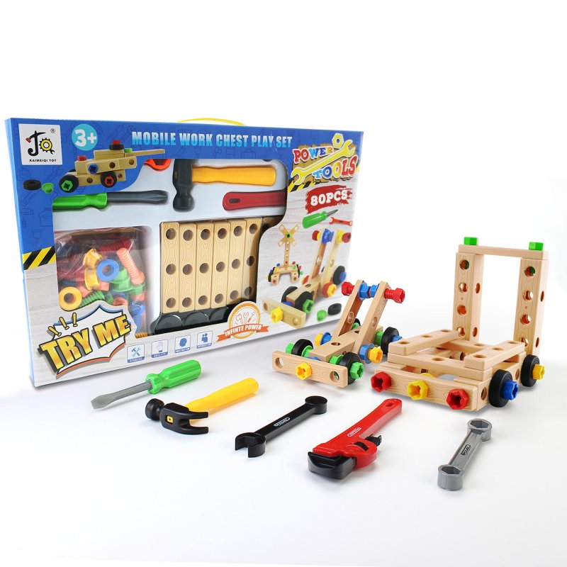 Children Assembly Building Blocks Realistic Shape Multi-function Repair Nut Combination Boys Educational Toys 908-7