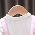 Children Baby Girls Cute Princess Dress With Bow Decoration Sleeveless Tutu Dress For 1 8 Years Old Children pink 1 2Y M 90cm 