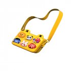 Children Bags Lovely Camera Single Shoulder Messenger Bags Chic Patchwork Purse yellow