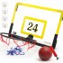 Children Basketball  Stand Indoor Hanging Wall mounted Free Punching Mobile Shooting Frame Basketball Board Sports Toys black