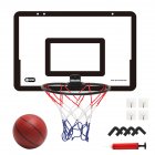 Children Basketball  Stand Indoor Hanging Wall-mounted Free Punching Mobile Shooting Frame Basketball Board Sports Toys black