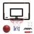 Children Basketball  Stand Indoor Hanging Wall mounted Free Punching Mobile Shooting Frame Basketball Board Sports Toys yellow