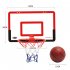 Children Basketball  Stand Indoor Hanging Wall mounted Free Punching Mobile Shooting Frame Basketball Board Sports Toys black