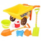 Children Beach Sand Toys Set Large Trolley Outdoor Tools Kit For Sand Water Playing Boys Girls Gifts 688-128 trolley 7-piece set