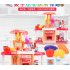 Children Big Kitchen Set Pretend Play Toys Cooking Food Miniature Play Do House Education Toy Gift for Girl Kid