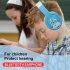 Children Bluetooth Headset BT5 0 Wireless Kids Headphone with HD Mic Support TF Card for Children Study Entertainment Pink