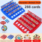 Children Board Game Guessing Who I Am Family Kids Puzzle Memory Training Entertainment Parent-child Interaction Toys 288pcs