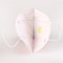 Children Cotton Fabric Mask with Breath Valve Anti Dust Mouth Muffle Mouth Mask Kids Cartoon Respirator Random Color