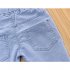Children Cotton Jeans Summer Thin Middle Waist Pants Casual Loose Cropped Pants For 2 8 Years Old Girls rabbit 2 3Y 80CM