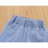 Children Cotton Jeans Summer Thin Middle Waist Pants Casual Loose Cropped Pants For 2 8 Years Old Girls rabbit 5 6Y 110cm