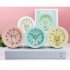 Children Cute Cartoon Animal Round Alarm Clock Portable Bedside Ultra quiet Sweeping Soft Warm light Night Lamp Small Table Clock Yellow