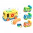 Children Cute Cartoon Music Phone Bus Mini Funny Sound Light Educational Toy Smile bus