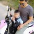 Children Cycling Strap Universal Motorcycle Safety Belt For Kids Safe Reflective Design Adjustable Buckles Kids Harness Backpack Leash Safety Seats Strap yellow