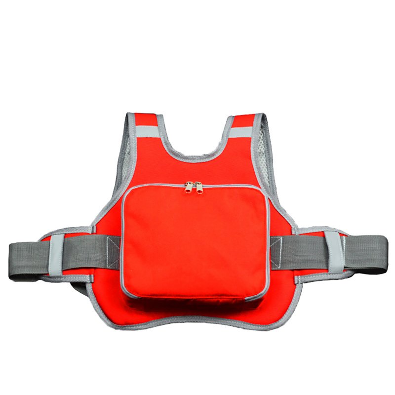 Children Cycling Strap Universal Motorcycle Safety Belt For Kids Safe Reflective Design Adjustable Buckles Kids Harness Backpack Leash Safety Seats Strap red