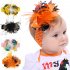 Children Delicate Feather Bowknot Hair Clip Hair Band Dual Use Clothes Dress Accessories