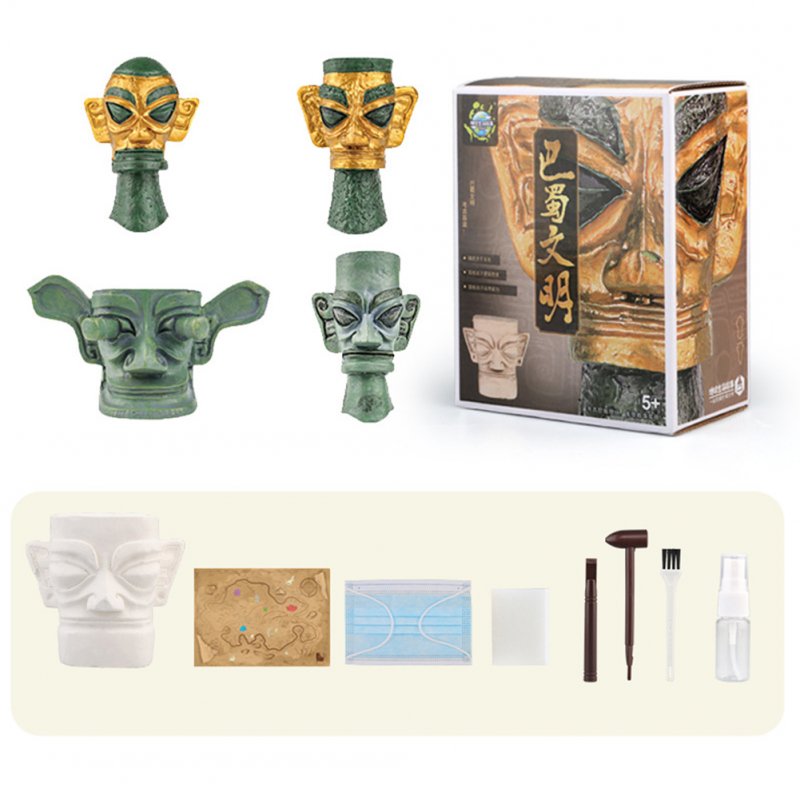 Children Digging Toys Dinosaur Fossil Dinosaur Egg Sanxingdui Archaeological Dig Toy Diy Teaching Experiment X816