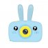 Children Digital Camera Portable Mini Cartoon Camera Toy Rabbit Pattern Camera Rabbit blue