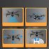 Children Drone HD Aerial Photography RC Obstacle Avoidance Aircraft Toy Dr0908 Black